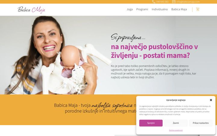 Screenshot of babicamaja.com