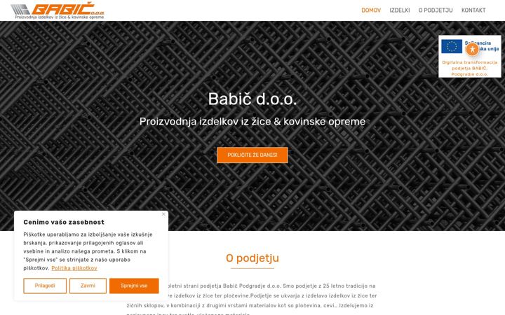 Screenshot of babicdoo.si