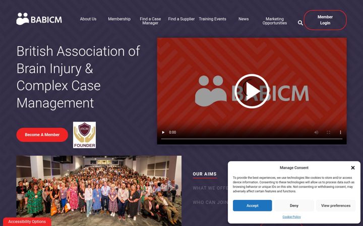 Screenshot of babicm.org