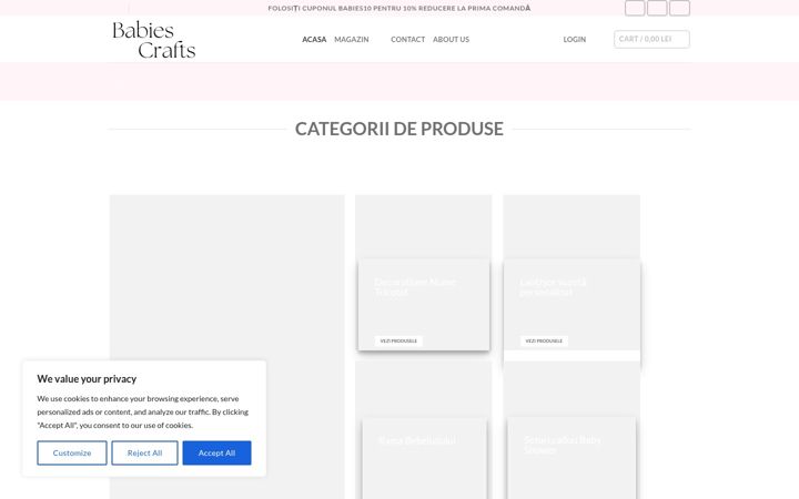 Screenshot of babiescrafts.ro