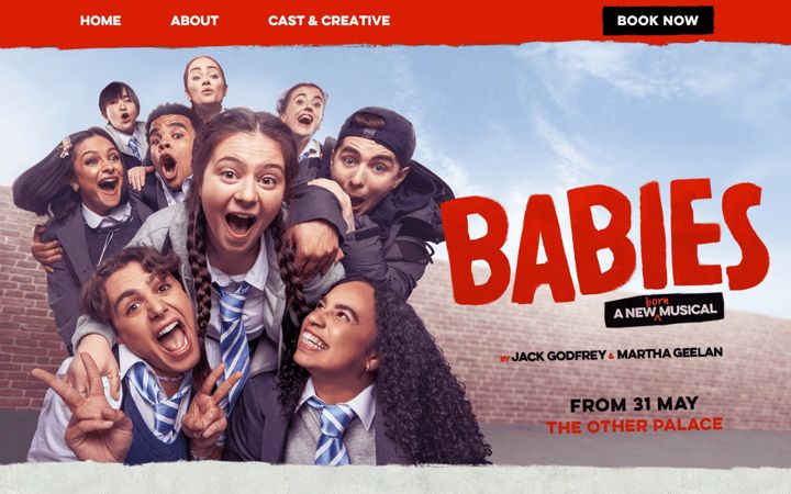 Screenshot of babiesmusical.com