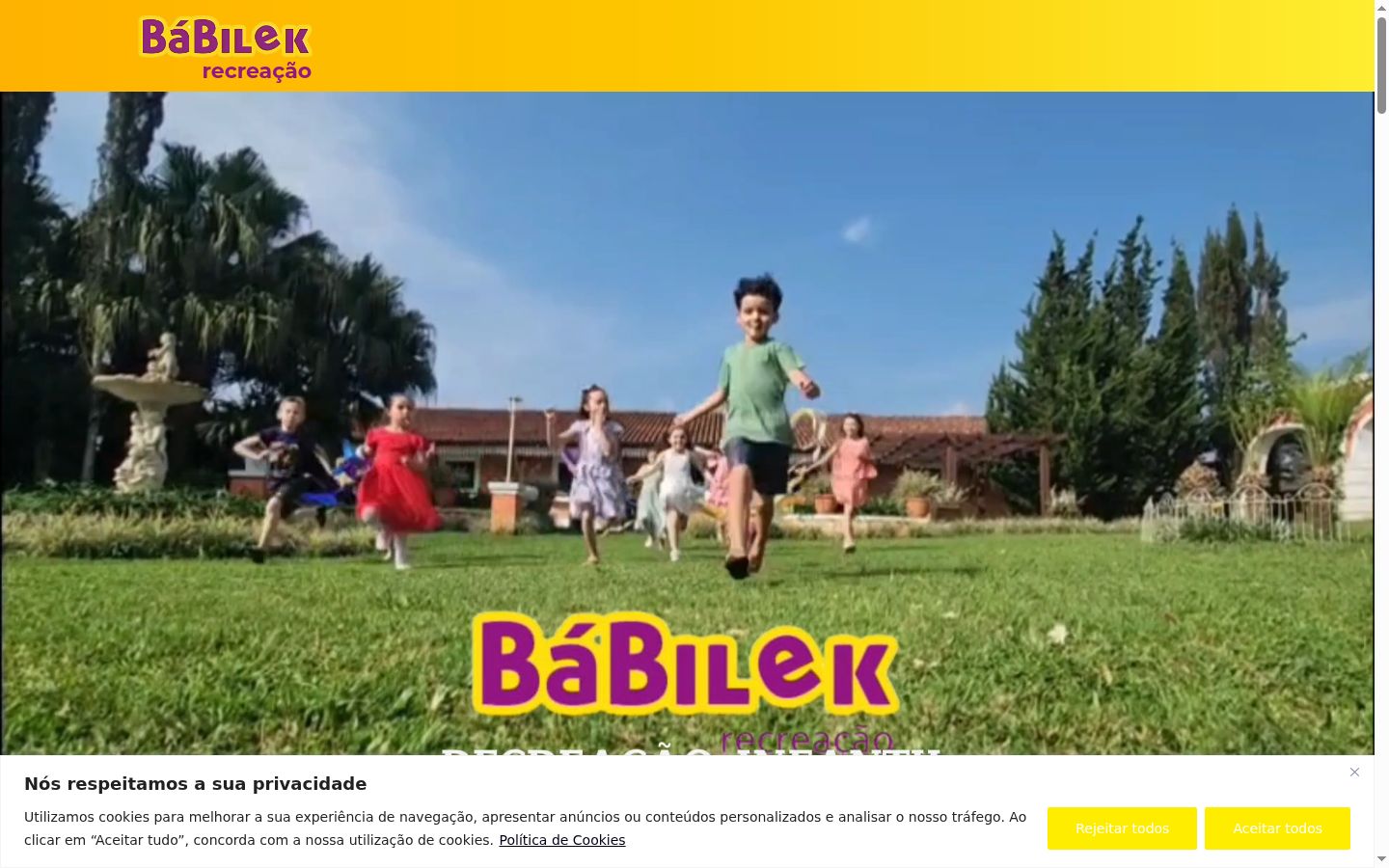 Screenshot des Einwilligungsbanners vor jeglicher Interaktion