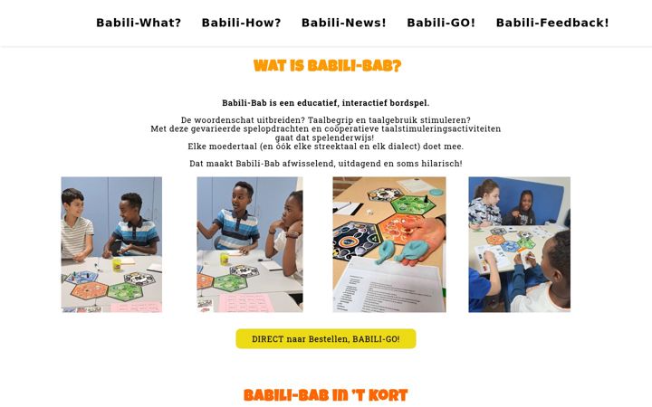 Screenshot of babilibab.nl