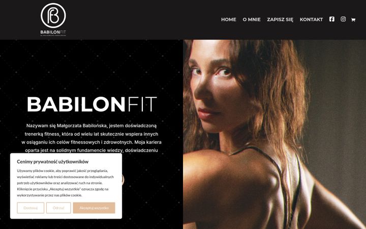 Screenshot of babilonfit.pl