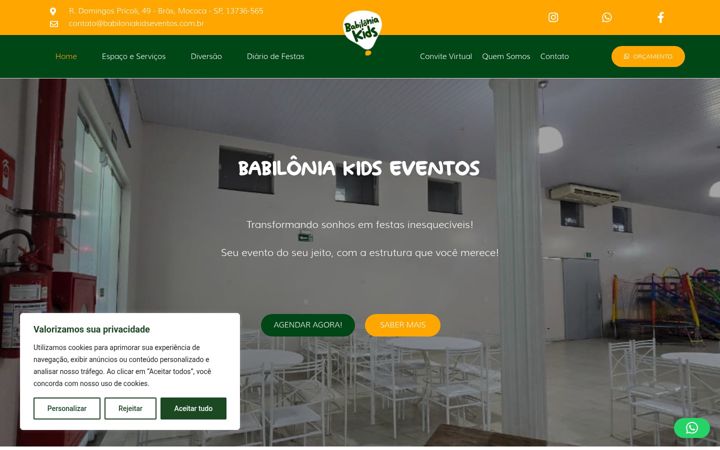 Kuvakaappaus sivustosta babiloniakidseventos.com.br