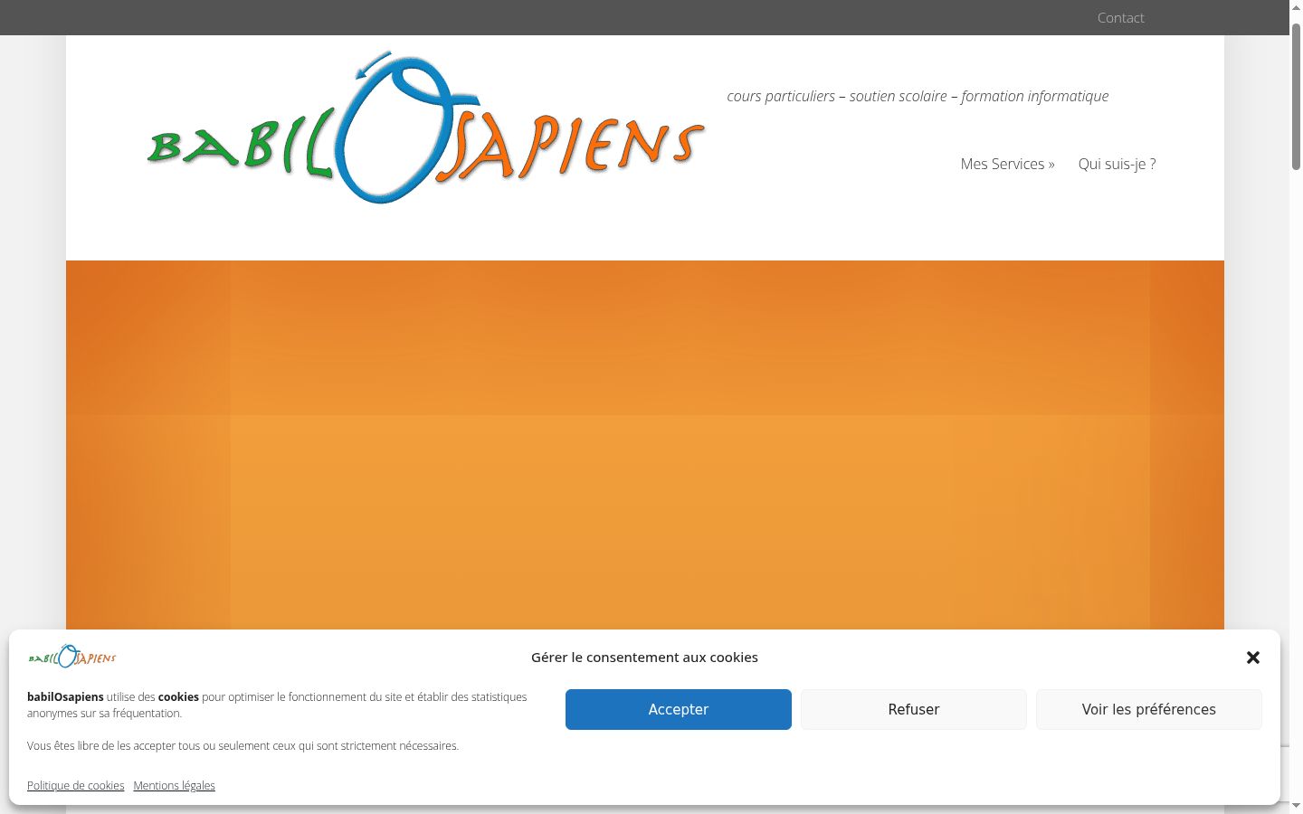 Screenshot tal-banner tal-kunsens muri qabel kwalunkwe interazzjoni