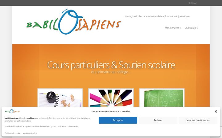 Screenshot ta' babilosapiens.fr