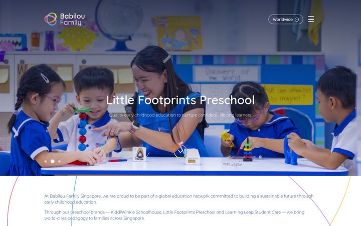 Screenshot of babilou-family.sg