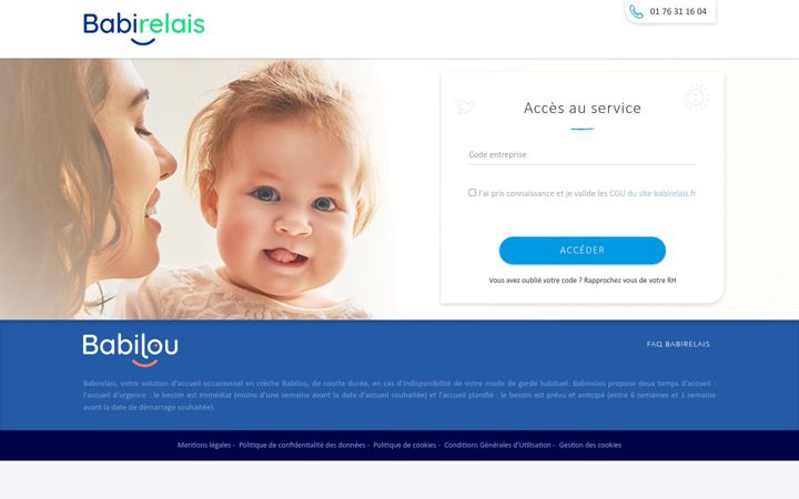 Screenshot of babirelais.fr
