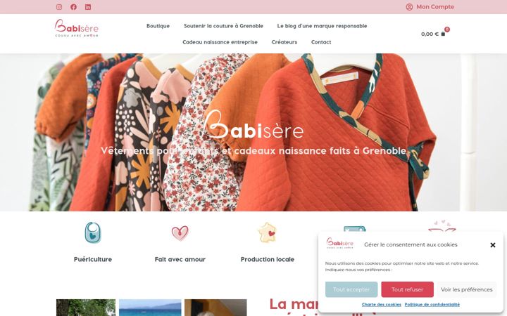 Screenshot ta' babisere.fr