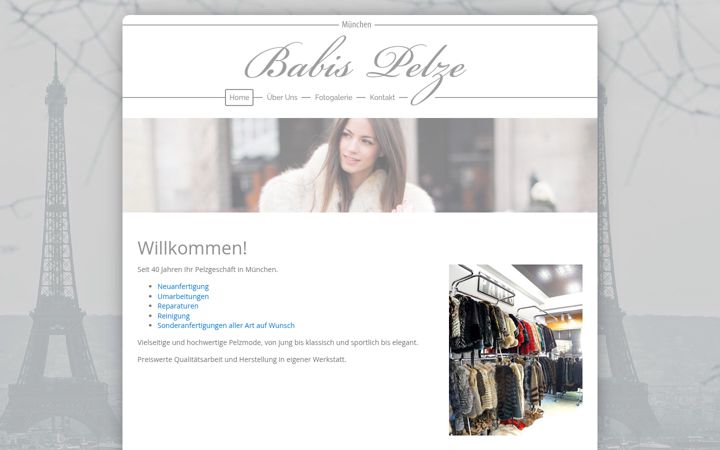Screenshot of babispelze.de
