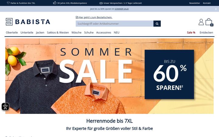 Screenshot di babista.de