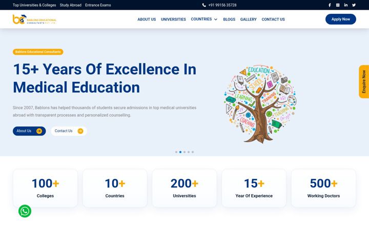 Screenshot of bablonsconsultants.com