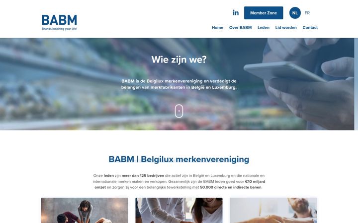 Screenshot of babm.be