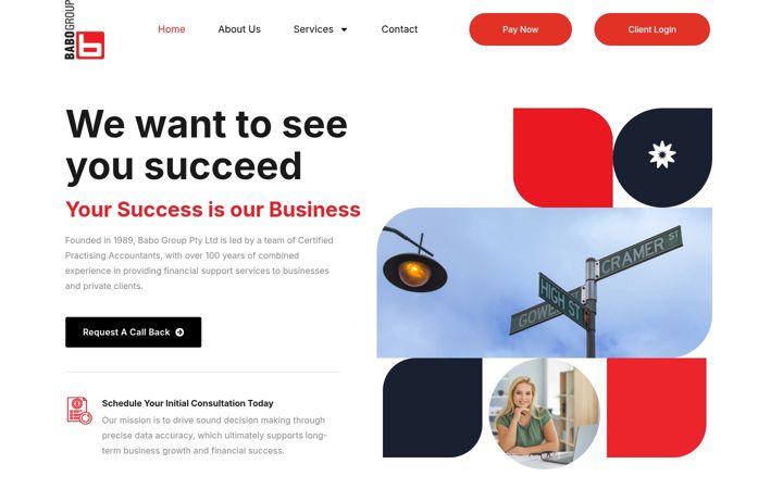 Screenshot of babo.com.au