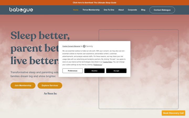 Screenshot of babogue.com