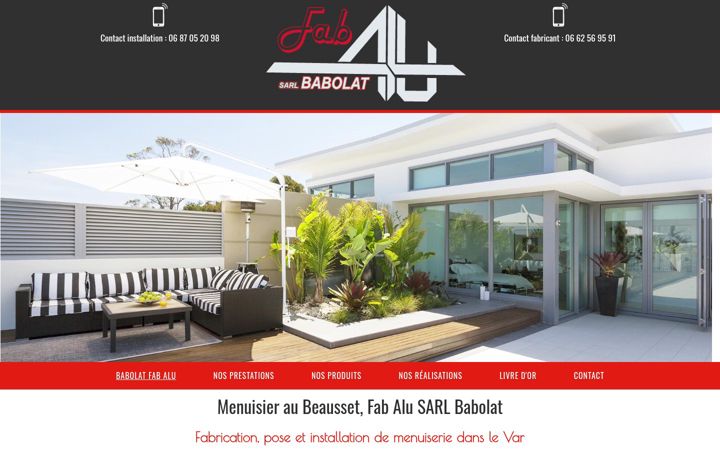 Screenshot of babolat-fab-alu.fr