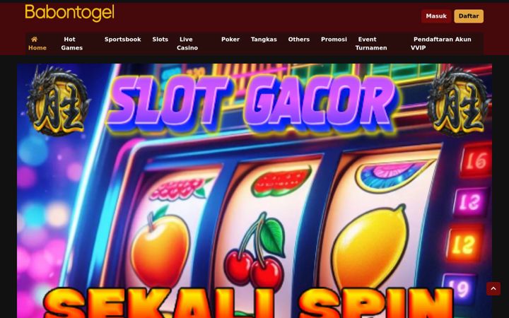 Screenshot of babontogel.net