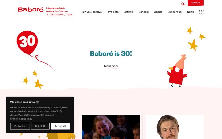 Screenshot of baboro.ie