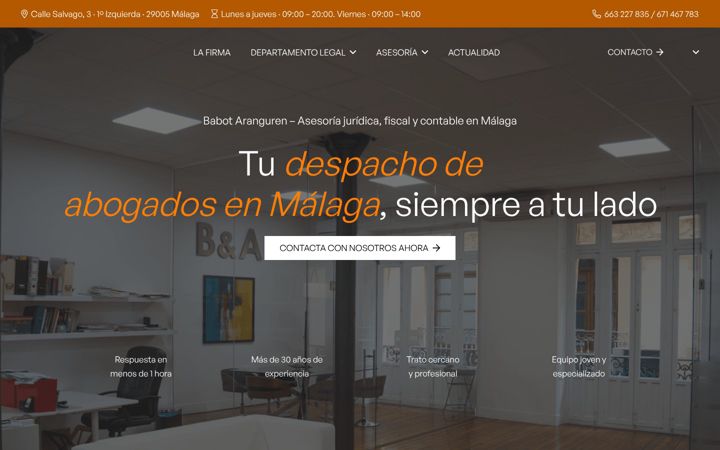 Screenshot of babot-aranguren.com