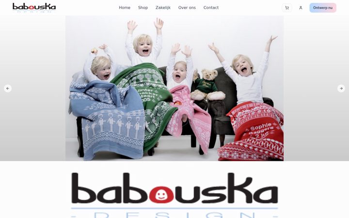 Screenshot of babouska.nl