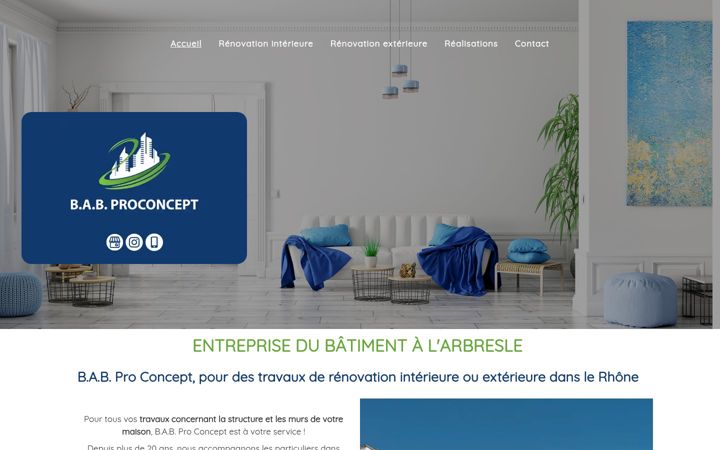 Screenshot of babproconcept.com