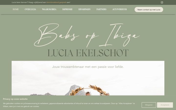 Screenshot of babsopibiza.nl