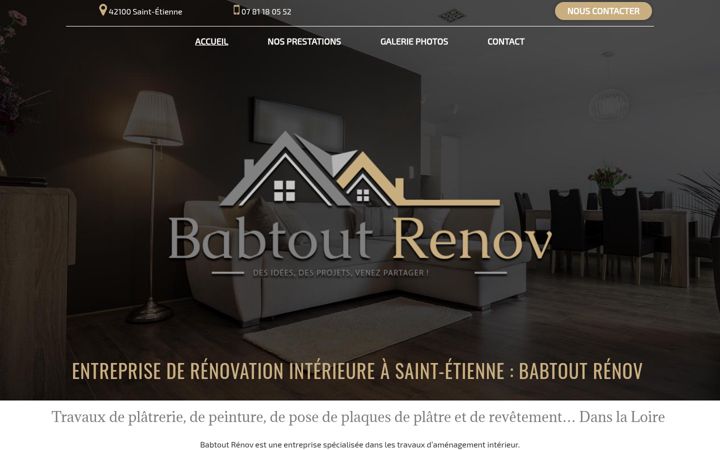 Screenshot ta' babtout-renov.fr