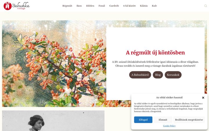 Screenshot of babushka.hu