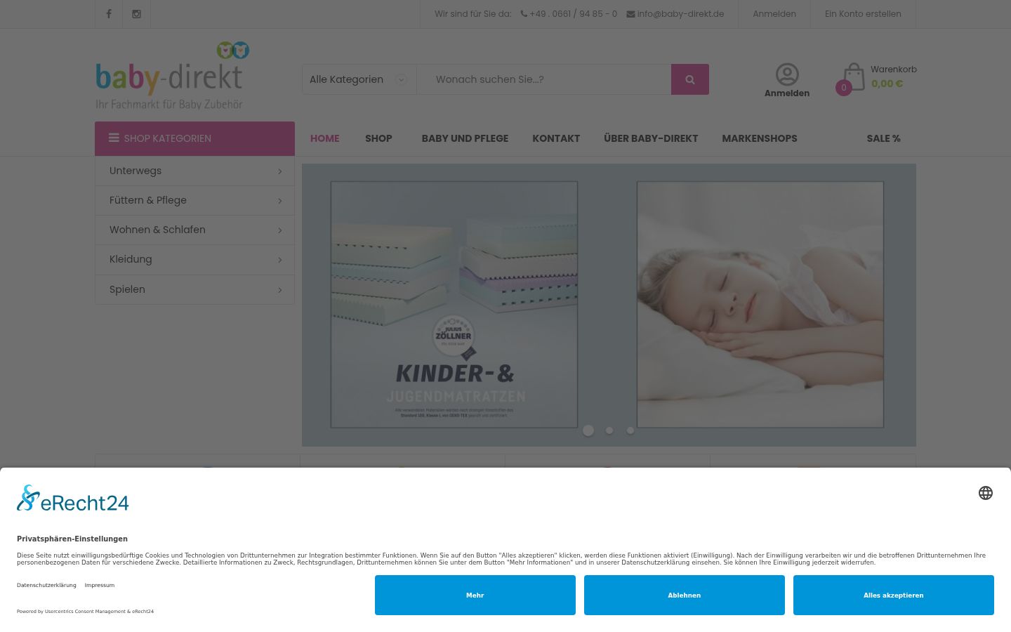 Sutikimo reklamjuostės, rodytos prieš bet kokią sąveiką, ekrano kopija
