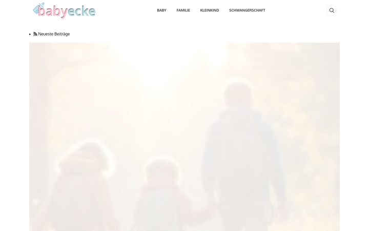 Snímek obrazovky baby-ecke.de