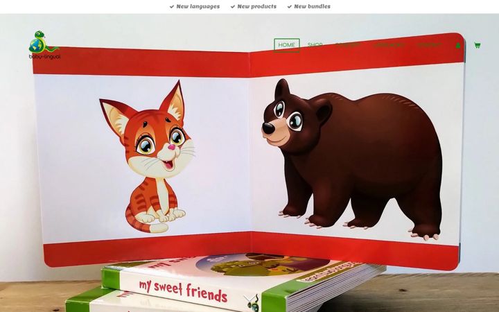 Screenshot of baby-lingual.com