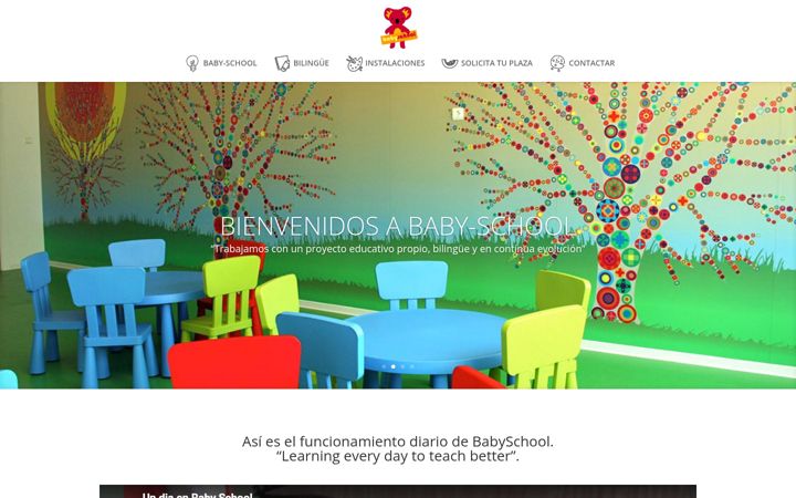 Screenshot of baby-school.es