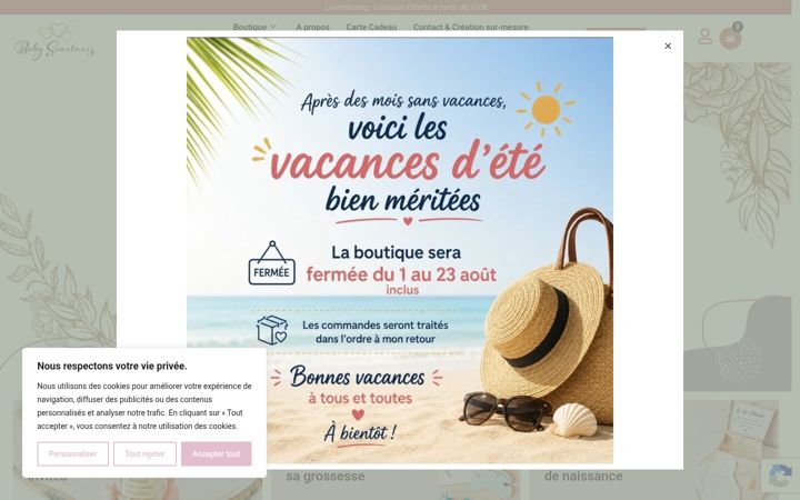 Screenshot of baby-sweetness.com