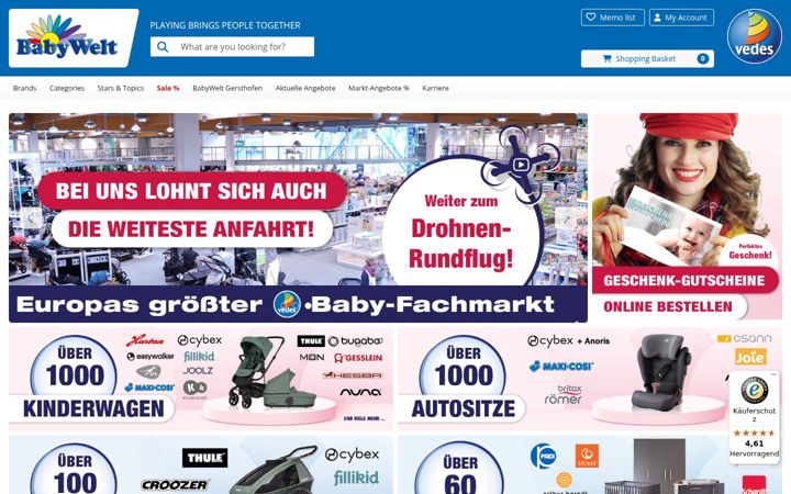 Képernyőkép: baby-welt.de