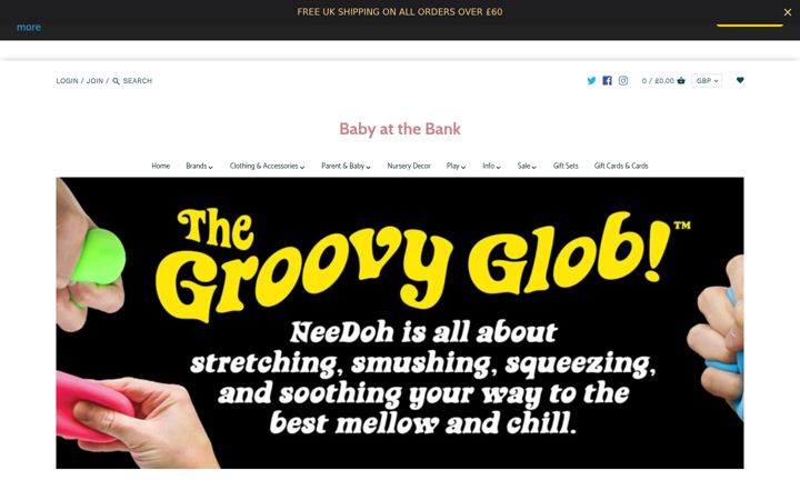 Screenshot of babyatthebank.co.uk