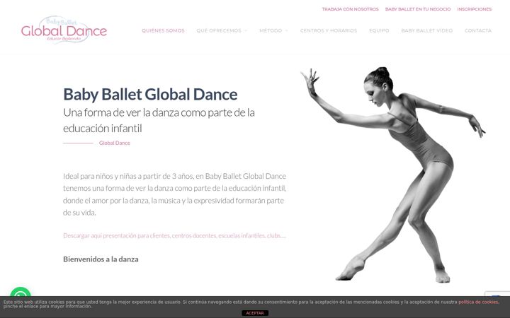 Screenshot of babyballet.es