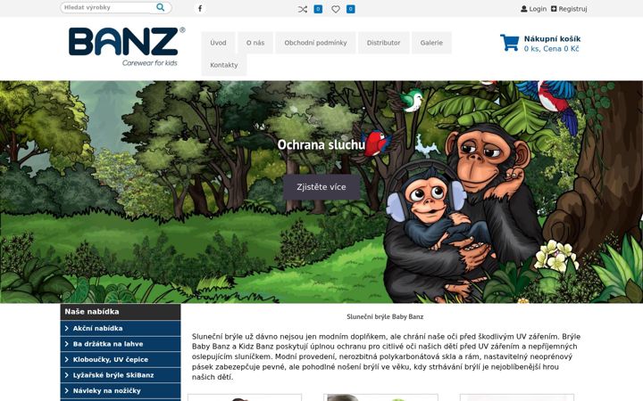 Screenshot ta' babybanz.cz