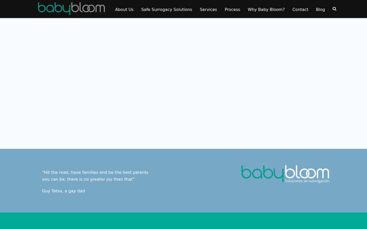 Screenshot of babybloom.uk