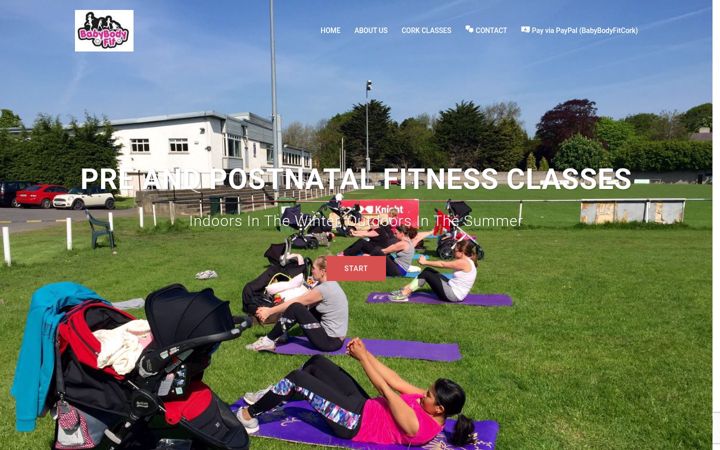 Screenshot of babybodyfit.ie