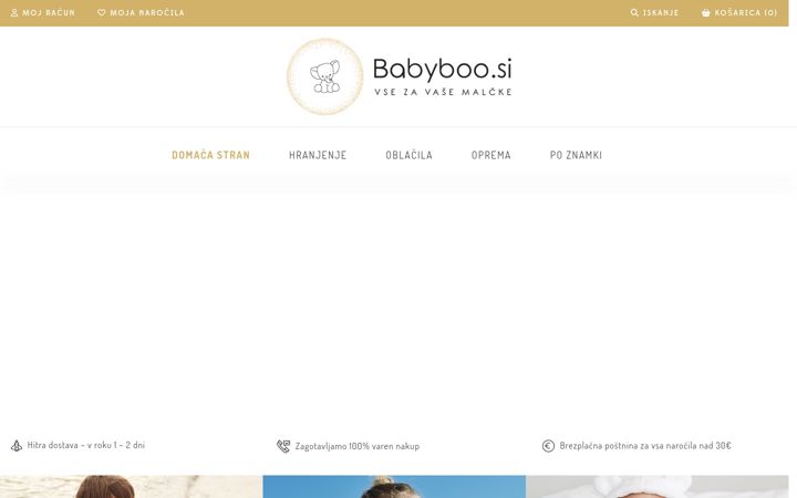 Skærmbillede af babyboo.si