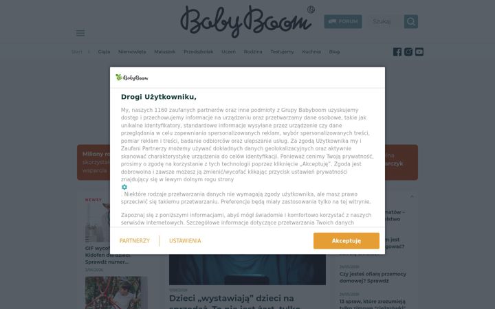 Screenshot of babyboom.pl