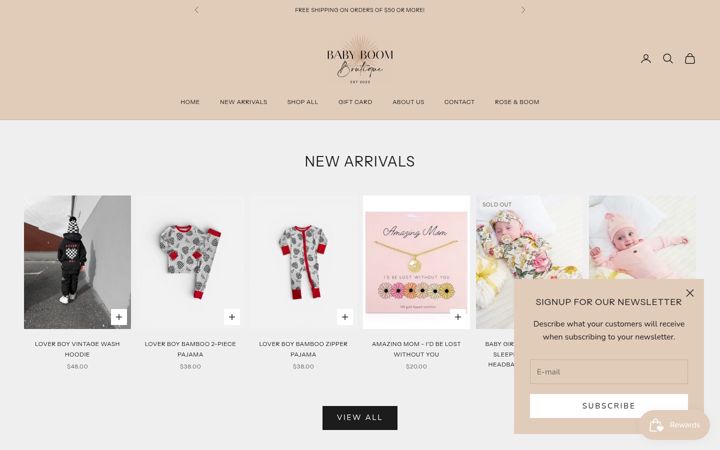 Screenshot of babyboomli.com
