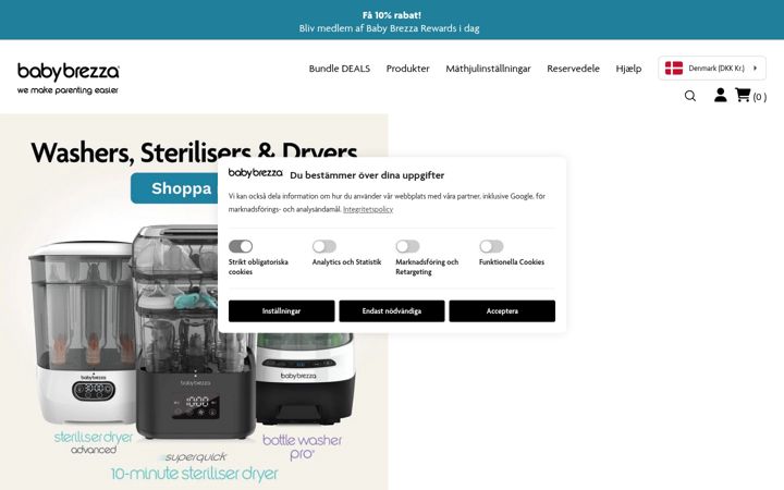 Screenshot of babybrezza.com