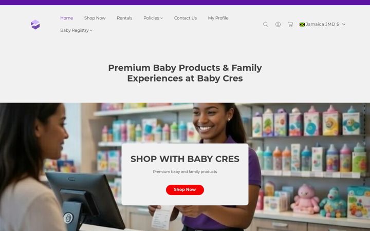 Screenshot of babycres.com