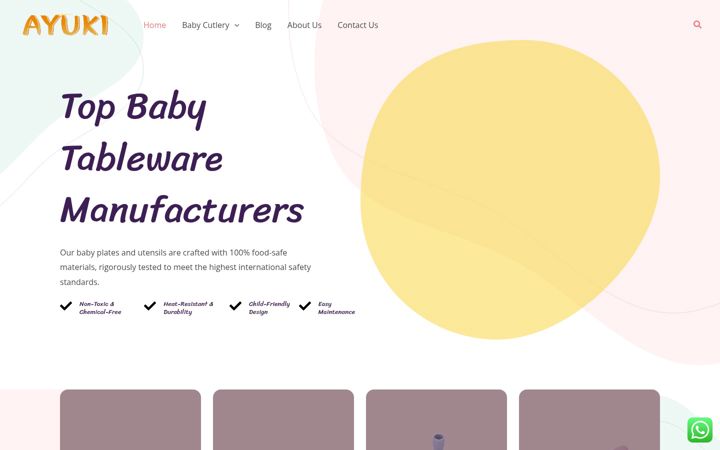 Screenshot of babycutlery.com
