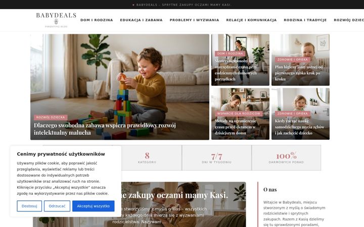 Screenshot of babydeals.pl
