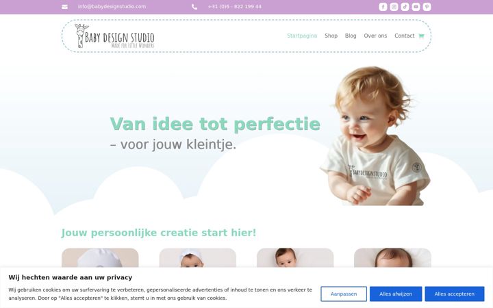 Screenshot of babydesignstudio.com