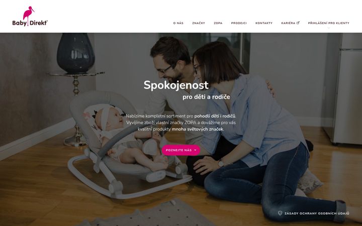 Screenshot of babydirekt.eu