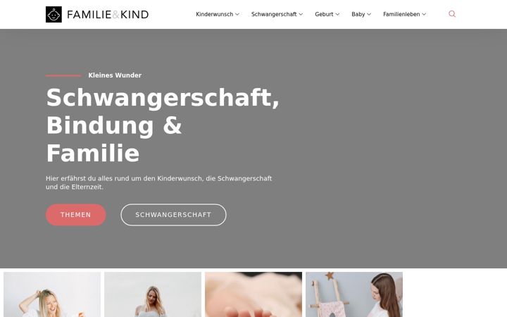 Screenshot of babyerlebnisse.de